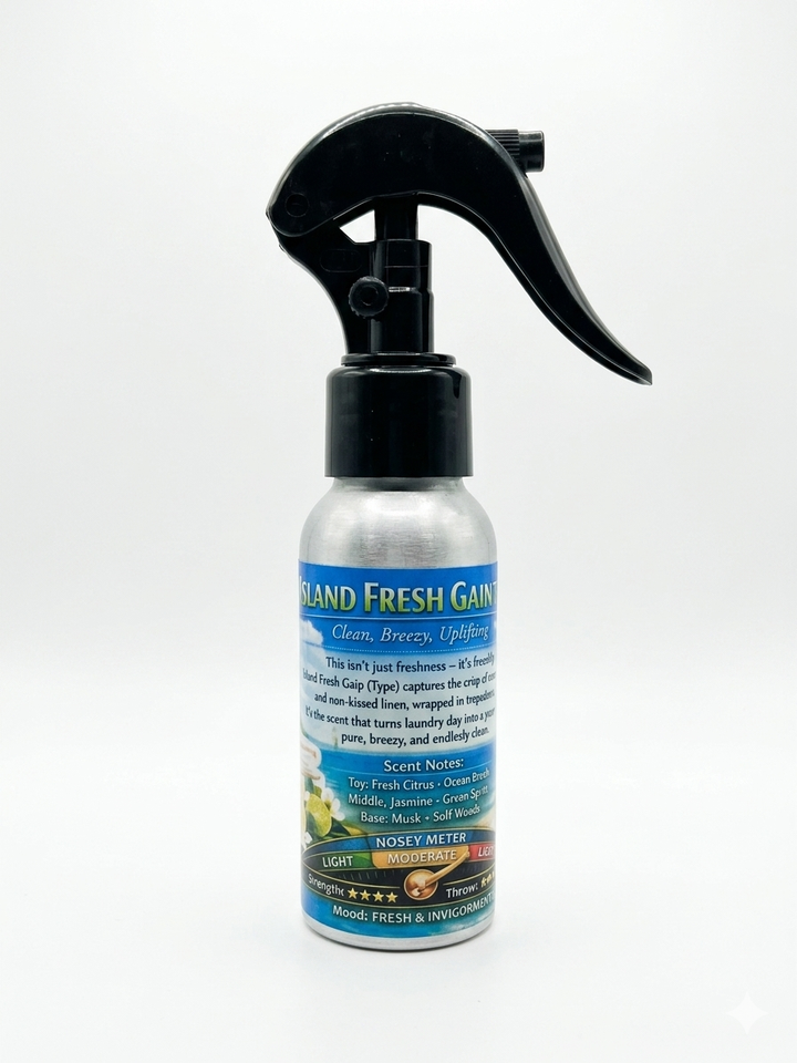 ISLAND FRESH GAIN(TYPE) LUXURY CAR & ROOM SPRAYERS 2OZ