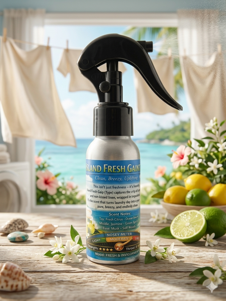 ISLAND FRESH GAIN(TYPE) LUXURY CAR & ROOM SPRAYERS 2OZ