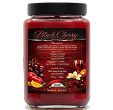 BLACK CHERRY (TYPE) HAND POURED LUXURY JAR CANDLE