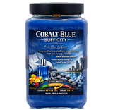 COBALT BUFF CITY (TYPE)HAND POURED JAR CANDLES 3 SIZES 16.7oz - 26.2oz - 32.2oz
