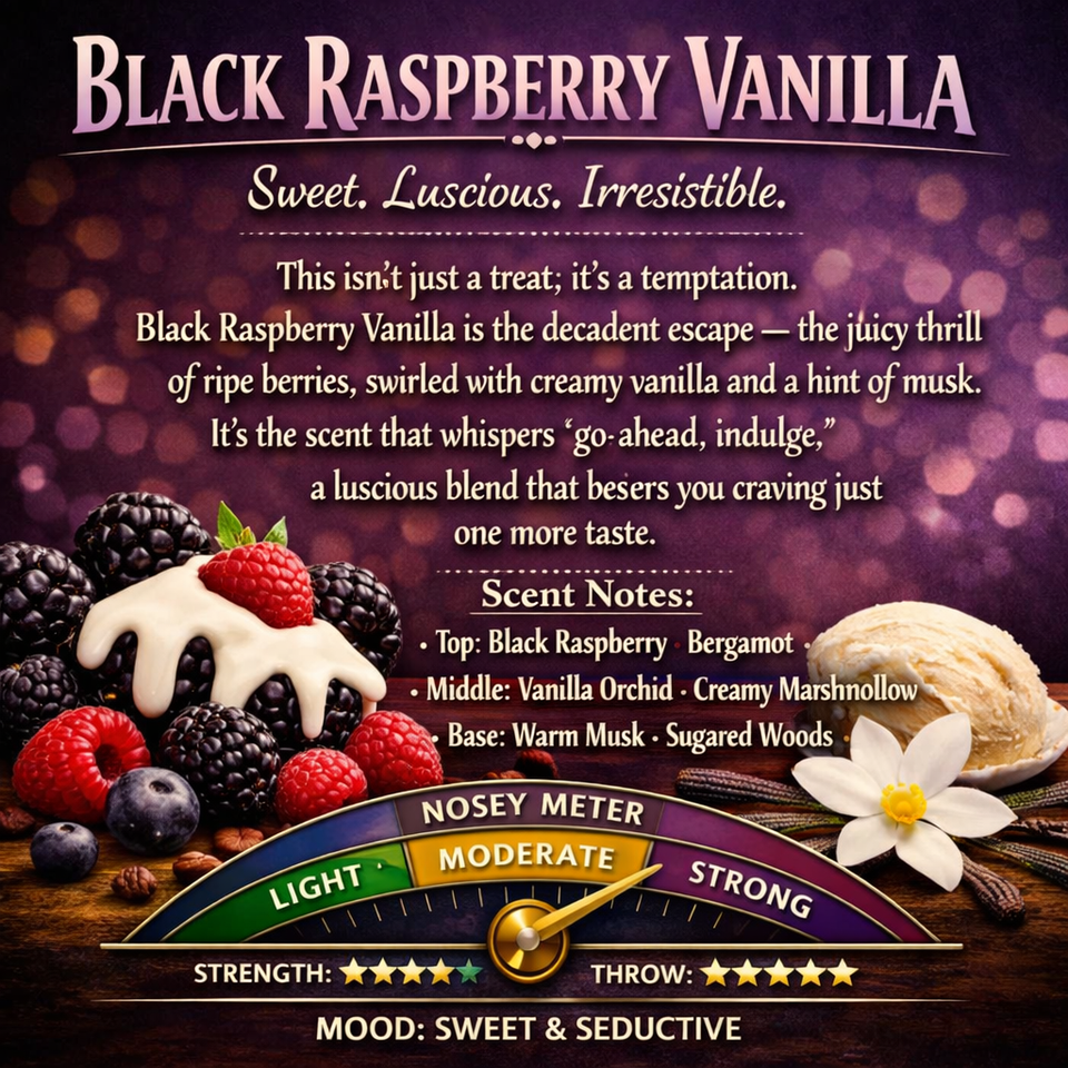 BLACK RASPBERRY VANILLA JAR CANDLE