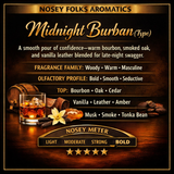 MIDNIGHT BURBON (TYPE) HAND POURED JAR CANDLES 3 SIZES 16.7oz - 26.2oz - 32.2oz