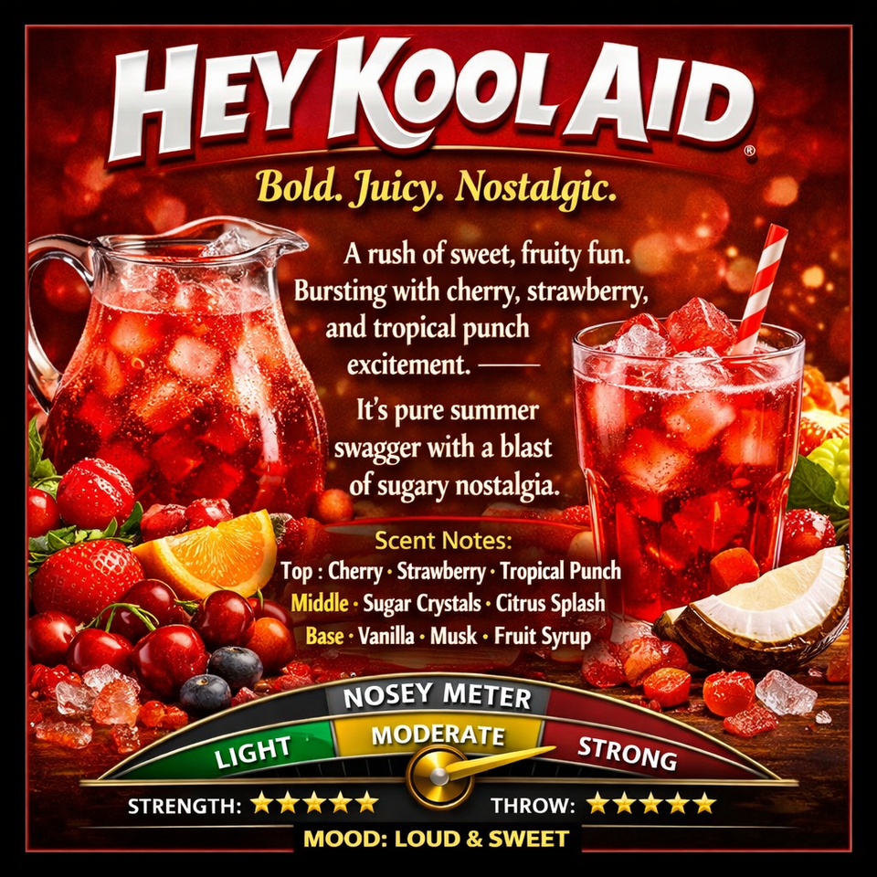 HEY KOOL AID (TYPE) (SCENT CARD DESCRIPTION)