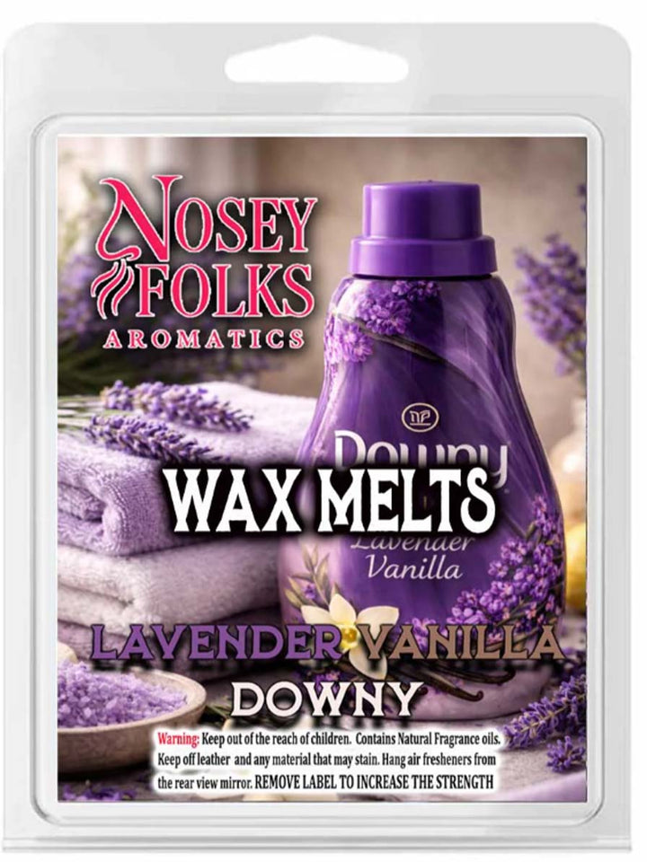 LAVENDER VANILLA DOWNY (TYPE) HAND POURED WAX MELTS 6 CT