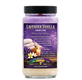 LAVENDER VANILLA DOWNY (TYPE) HAND POURED LUXURY  JAR CANDLE