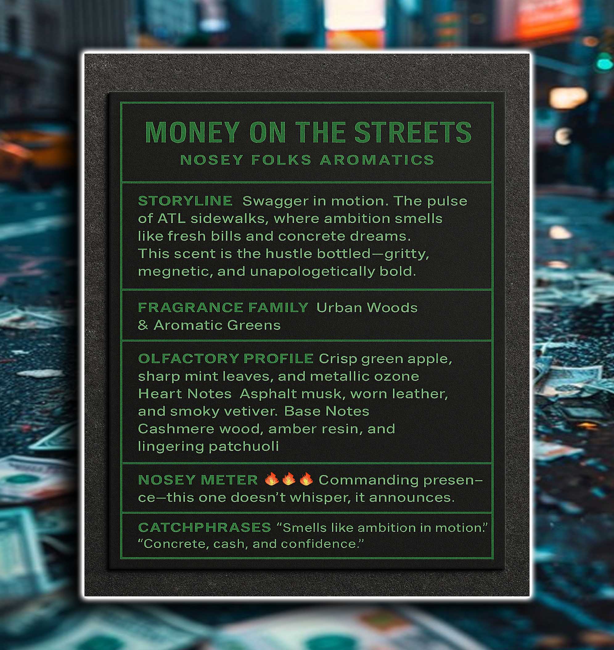 MONEY ON THE STREETS (NF TYPE)