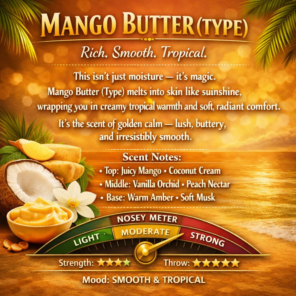 MANGO BUTTER (TYPE) LUXURY CAR & ROOM SPRAYERS 2OZ