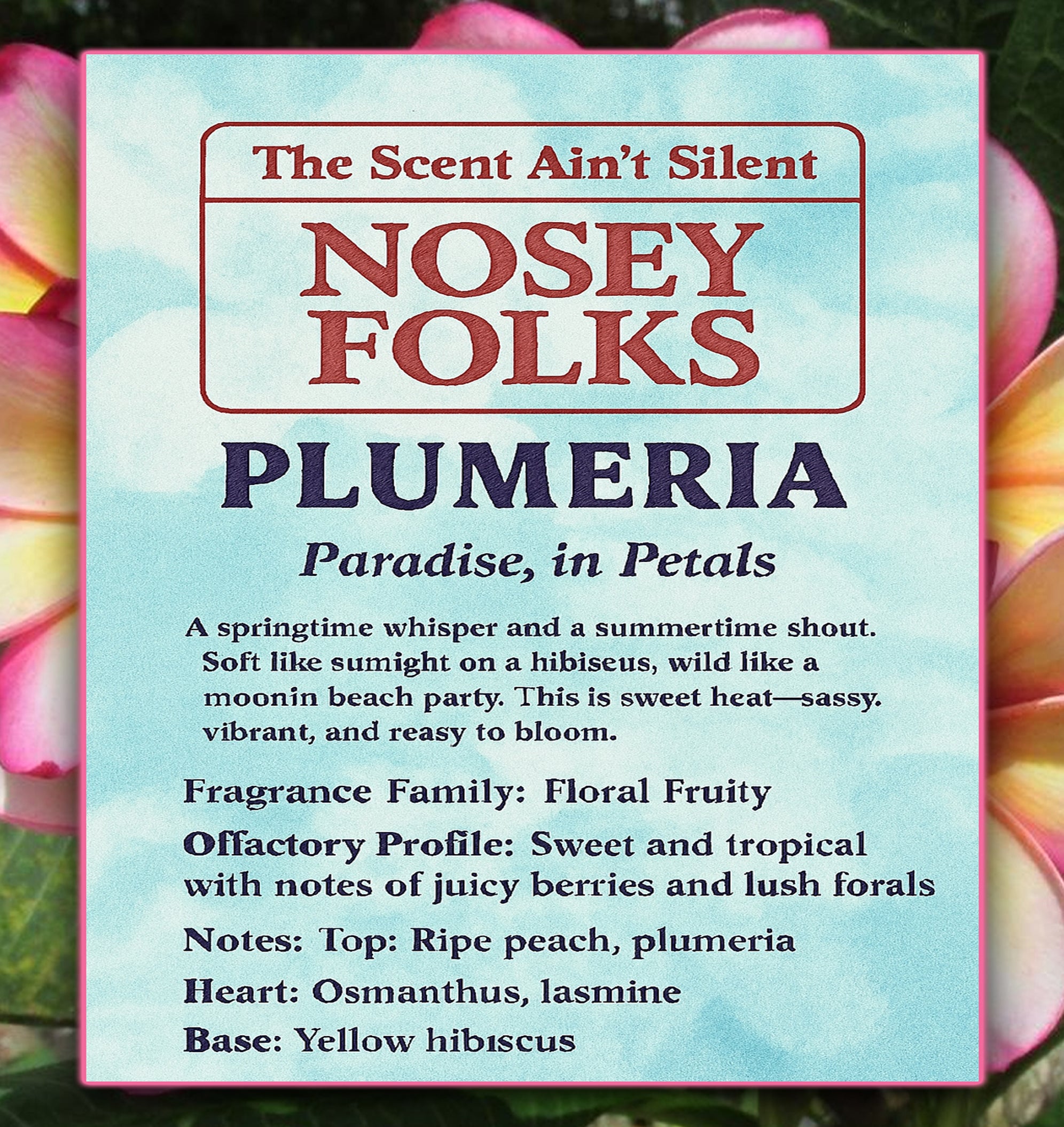 PLUMERIA (NF TYPE)