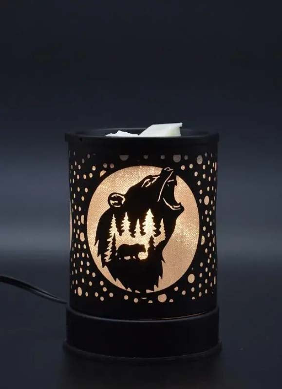 TOUCH LAMP OIL WARMER A-037 Black