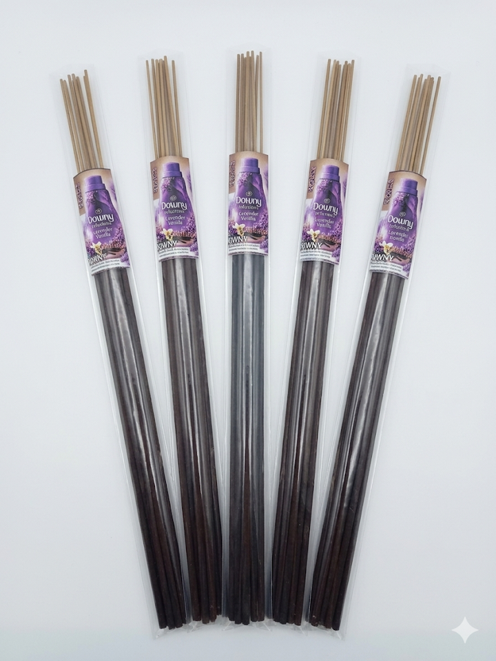 LAVENDER VANILLA DOWNY(TYPE) HAND ROLLED INCENSE 19' 12CT